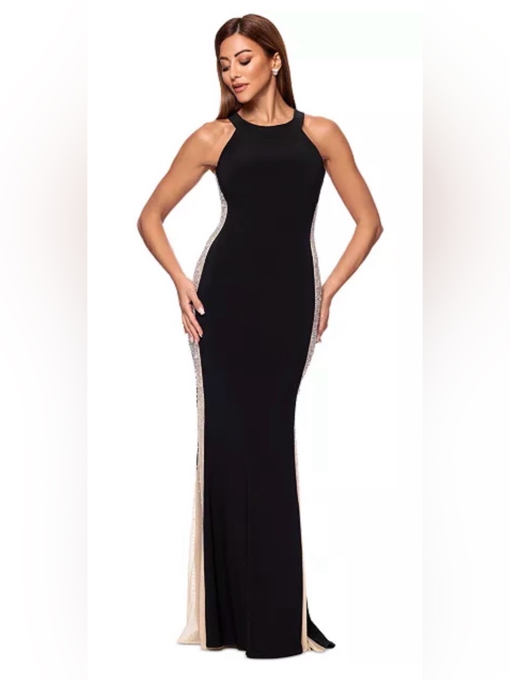 XSCAPE
Women's Beaded Colorblocked Bodycon
Dress